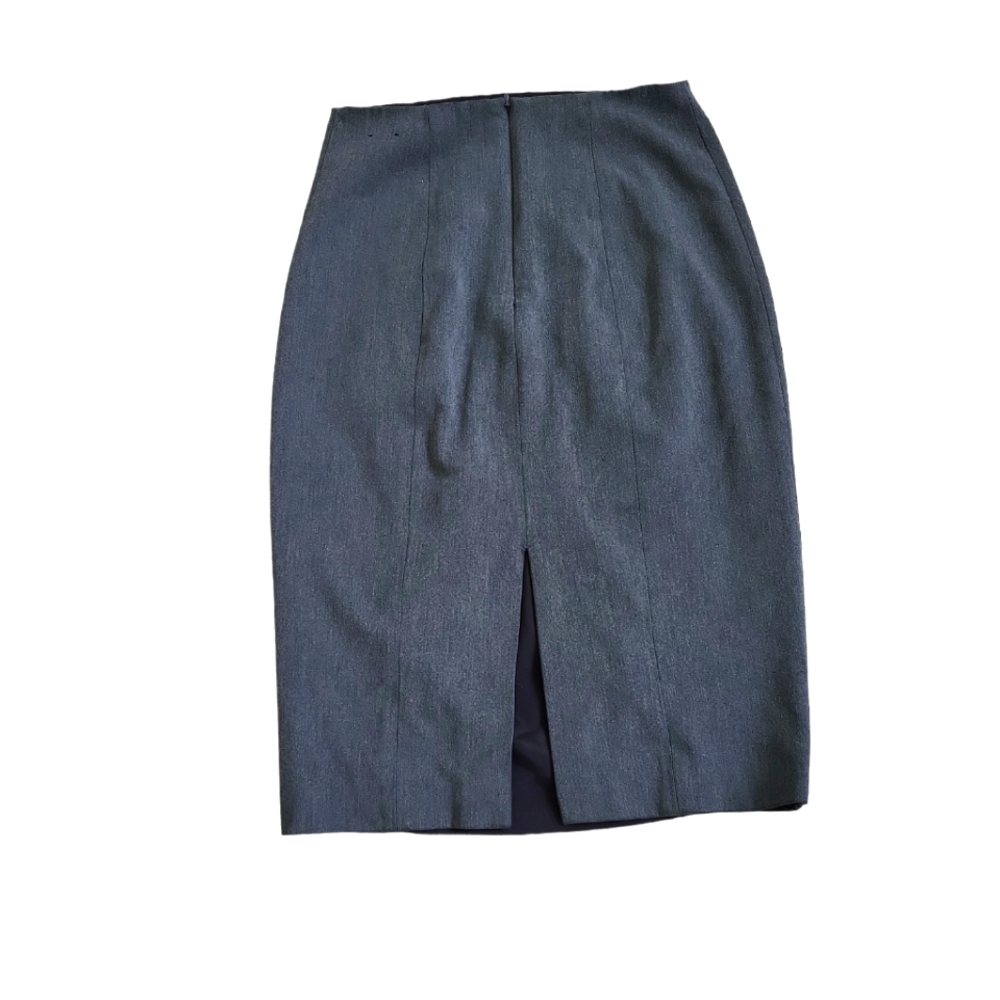 EUC Express women's grey pencil skirt lined, 0
